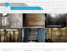 Tablet Screenshot of maler-riesa.de